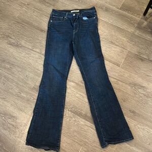 Levi dark wash bootcut